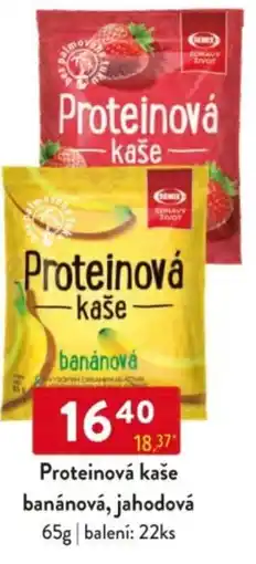 Qanto Proteinová kaše banánová, jahodová nabídka