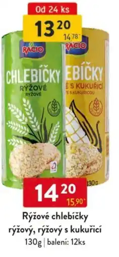 Qanto Rýžové chlebíčky rýžový, rýžový s kukuřicí nabídka