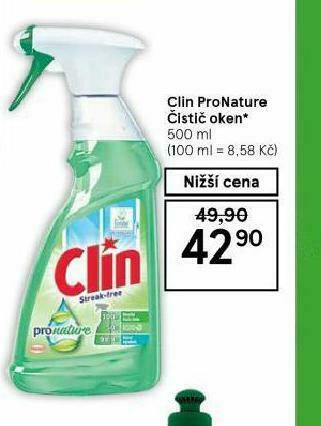 Tesco Clin čistič oken nabídka
