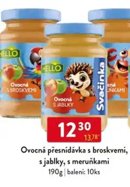 Qanto Ovocná přesnídávka s broskvemi, s jablky, s meruňkami nabídka