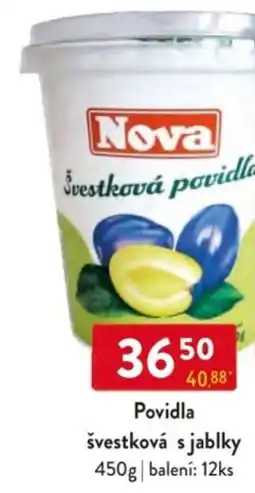 Qanto Povidla švestková s jablky nabídka