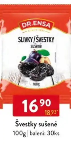 Qanto Dr.Ensa Švestky sušené nabídka