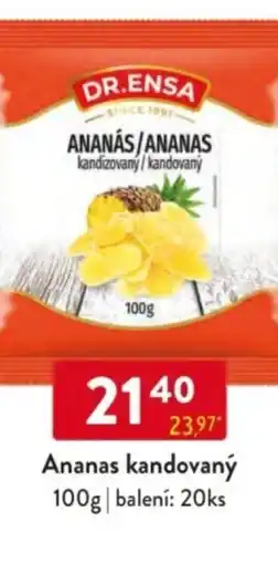 Qanto Dr.Ensa Ananas kandovaný nabídka