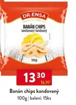 Qanto Dr.Ensa Banán chips kandovaný nabídka