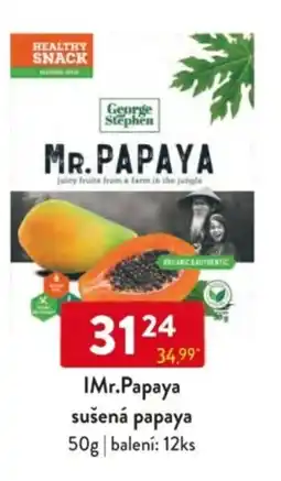 Qanto IMr.Papaya sušená papaya nabídka