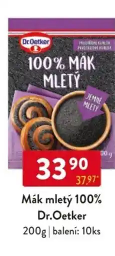 Qanto Mák mletý 100% Dr.Oetker nabídka