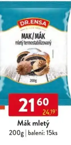 Qanto Dr.Ensa Mák mletý nabídka