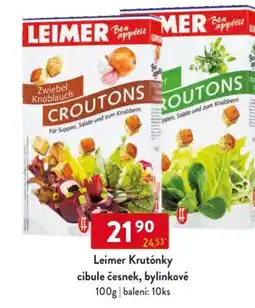 Qanto Leimer Krutónky cibule česnek, bylinkové nabídka