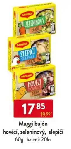 Qanto Maggi bujón hovězí, zeleninový, slepičí nabídka