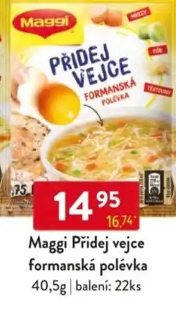 Qanto Maggi Přidej vejce formanská polévka nabídka