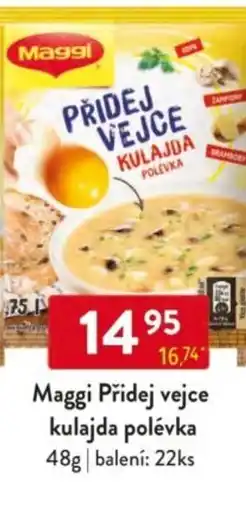 Qanto Maggi Přidej vejce kulajda polévka nabídka