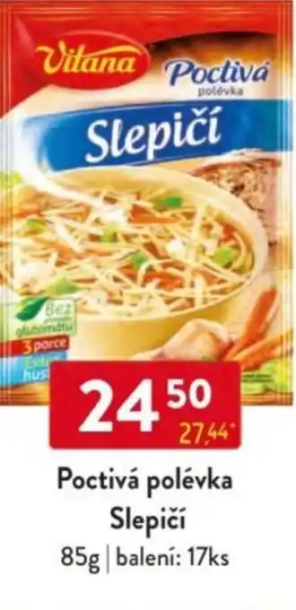 Qanto Vitana Poctivá polévka Slepičí nabídka