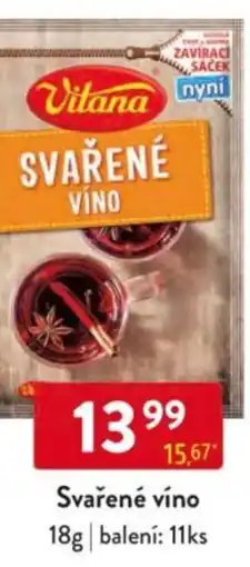 Qanto Vitana Svařené víno nabídka