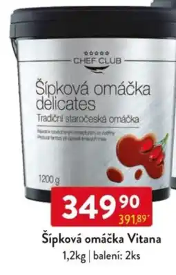 Qanto Šípková omáčka Vitana nabídka