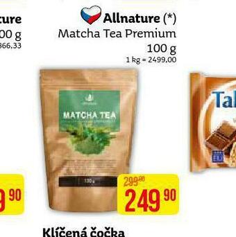 Teta Allnature matcha tea premium nabídka
