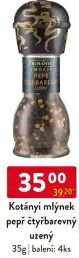 Qanto Kotányi mlýnek pepř čtyřbarevný uzený nabídka