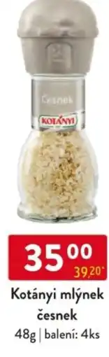 Qanto Kotányi mlýnek česnek nabídka