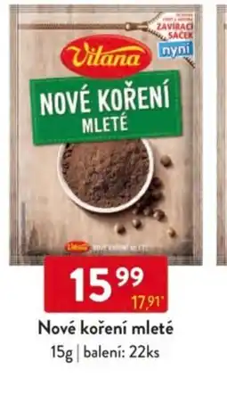 Qanto Vitana Nové koření mleté nabídka