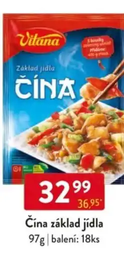 Qanto Vitana Čína základ jídla nabídka