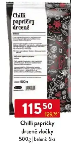 Qanto Chilli papričky drcené vločky nabídka