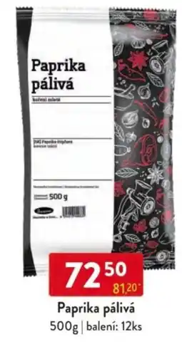 Qanto Paprika pálivá nabídka