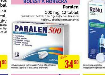 Teta Paralen nabídka