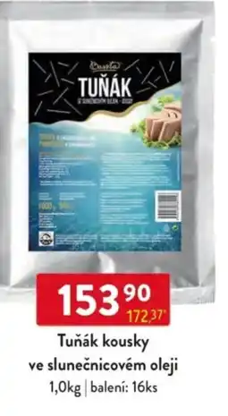 Qanto Tuňák kousky ve slunečnicovém oleji nabídka