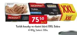 Qanto Tuňák kousky ve vlastní štávě XXL Sokra nabídka