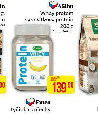 Teta 4slim whey protein nabídka