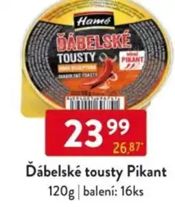 Qanto Hame Ďábelské tousty Pikant nabídka