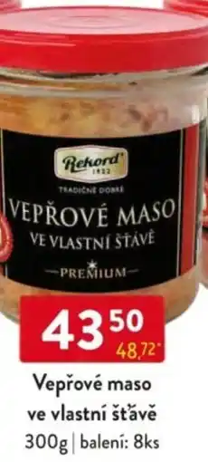 Qanto Vepřové maso ve vlastní šťávě nabídka