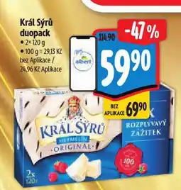 Albert Král sýrů nabídka
