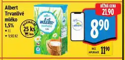 Albert Trvanlivé mléko nabídka