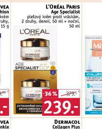 Rossmann Loreal paris krém nabídka