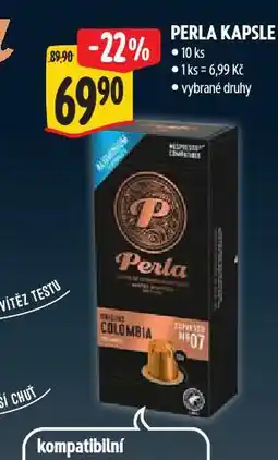 Albert Perla kávové kapsle nabídka