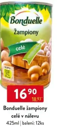 Qanto Bonduelle žampiony celé v nálevu nabídka