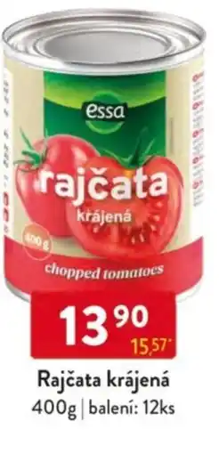 Qanto Essa Rajčata krájená nabídka