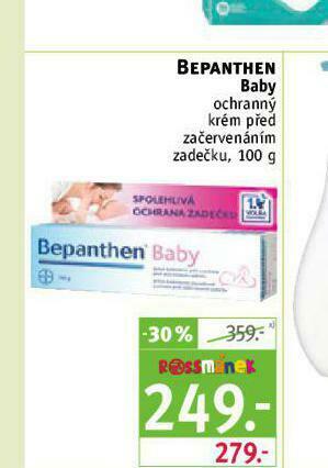 Rossmann Bepanthen baby ochranný krém nabídka