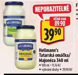 Albert Hellmann's tatarská omáčka nabídka