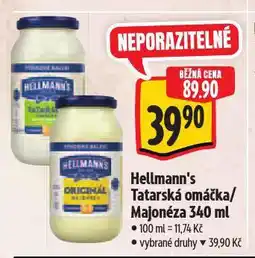 Albert Hellmann's majonéza nabídka