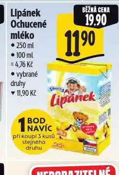 Albert Lipánek mléko ochucené nabídka