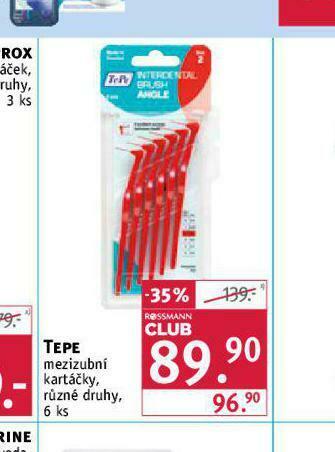 Rossmann Tepe mezizubní kartáčky nabídka