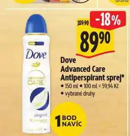 Albert Dove antiperspirant nabídka