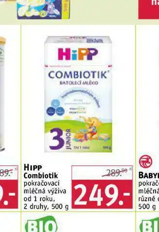 Rossmann Hipp combiotik kojenecká výživa nabídka