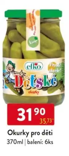 Qanto Efko Okurky pro děti nabídka