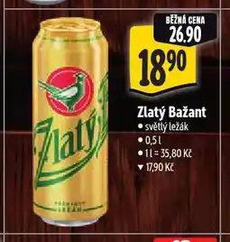 Albert Pivo zlatý bažant nabídka