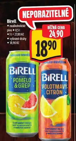 Albert Birell nealkoholické pivo nabídka