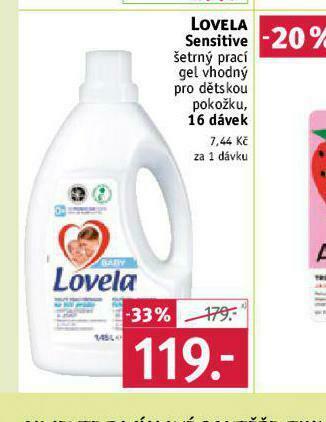 Rossmann Lovela sensitive gel nabídka