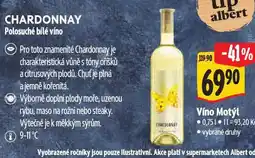 Albert Víno motýl chardonnay nabídka