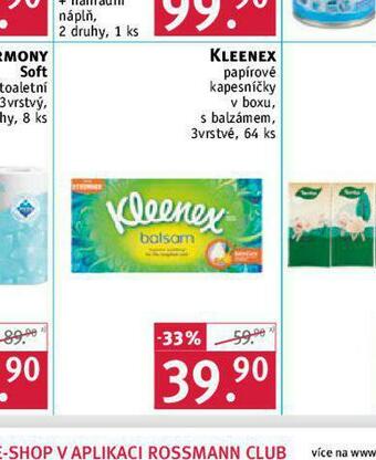 Kleenex papírové kapesníčky